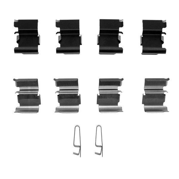 Disc Brake Hardware Kit, High Heat Resistance, , Front, Dynamic Friction Co, Mfr#: 340-80006